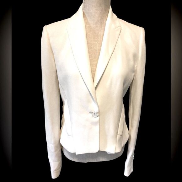 Rachel Roy Ivory draped back Jacket NWT - Picture 2 of 12